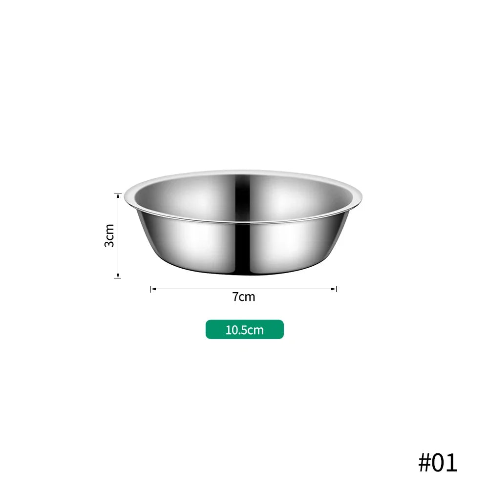 Large Capacity Stainless Steel Pet Feeding Bowl