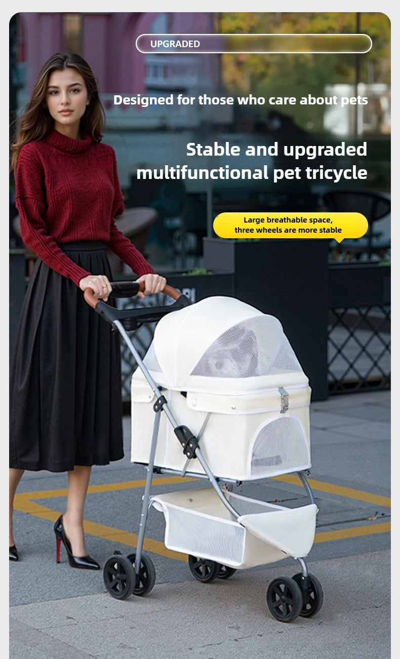 Three-wheel Pet Stroller