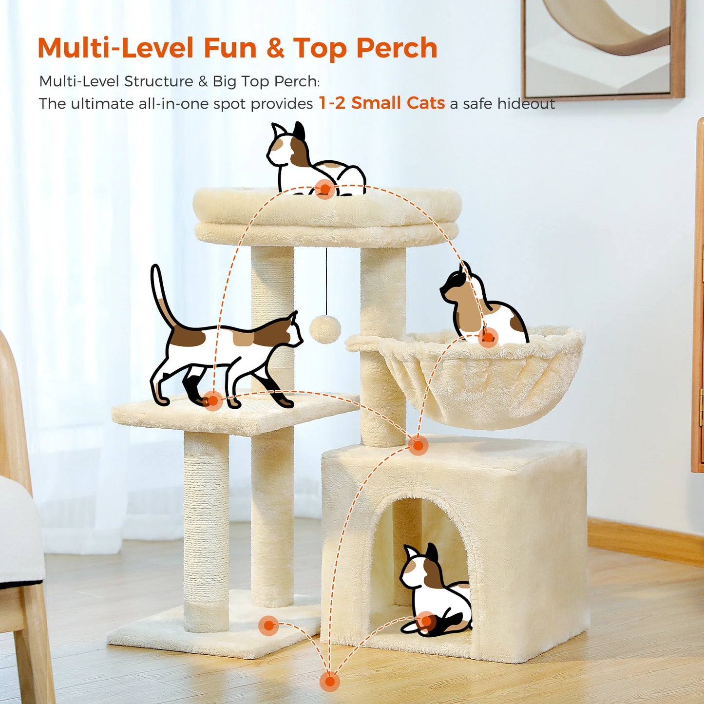 Cat tree Cat Tower for Indoor Cats