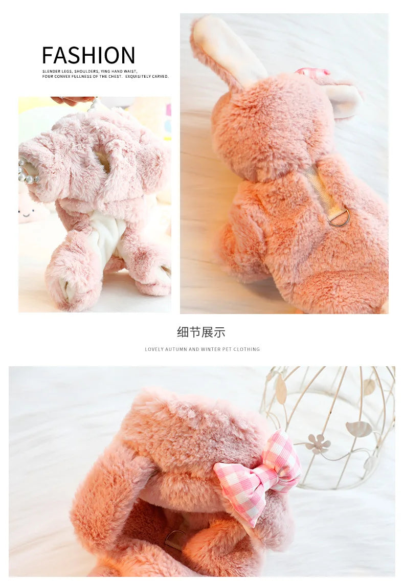 Soft Pet Rabbit Ears Cute Puppy Pajamas