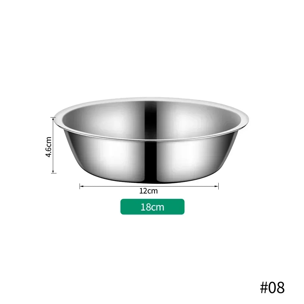 Large Capacity Stainless Steel Pet Feeding Bowl