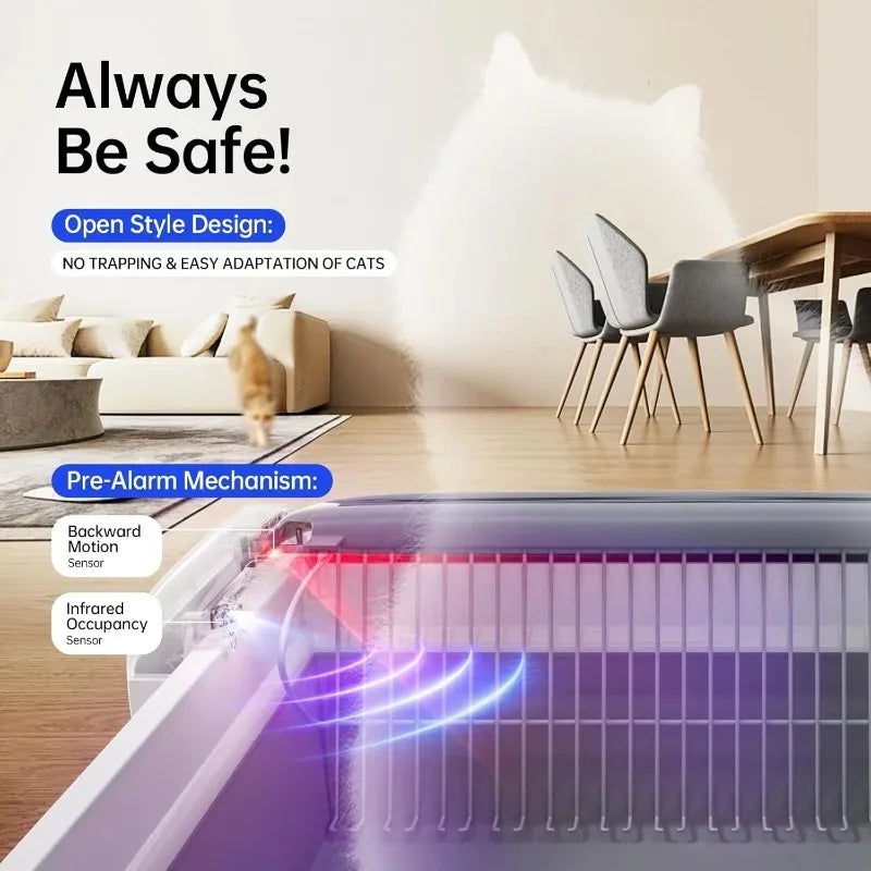 Automatic Smart Self-Cleaning Cat Litter Tray