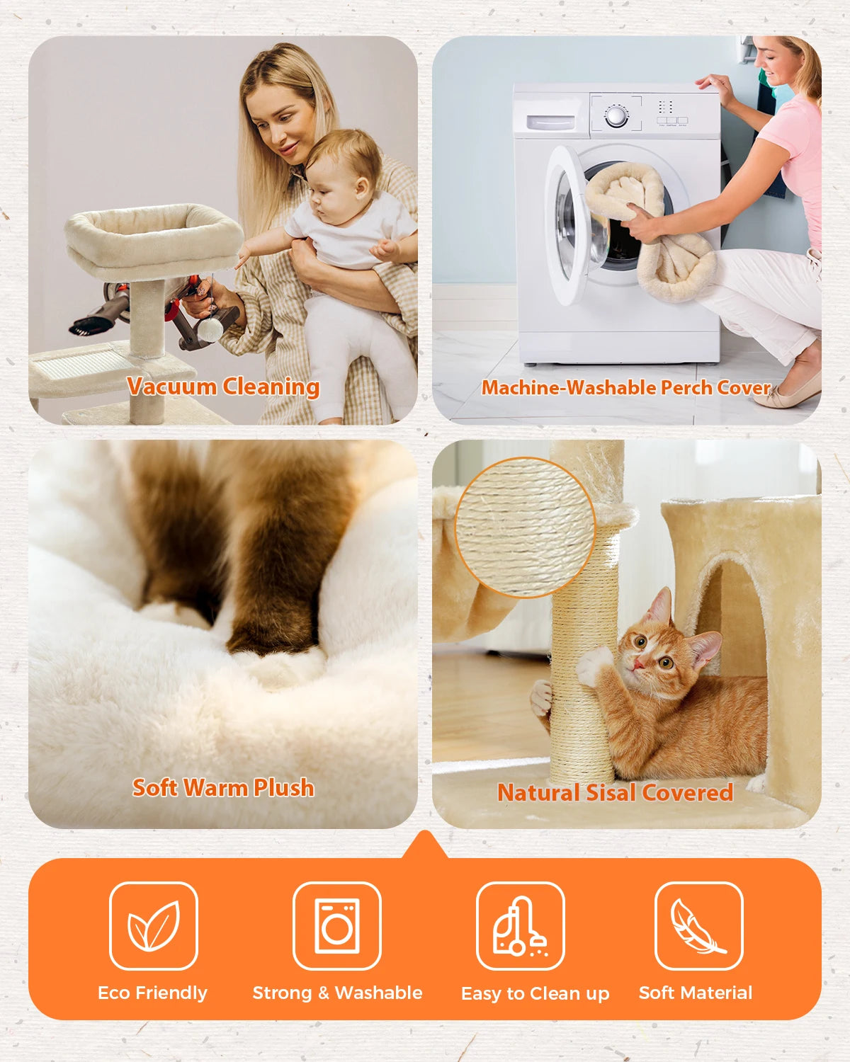 Cat tree Cat Tower for Indoor Cats