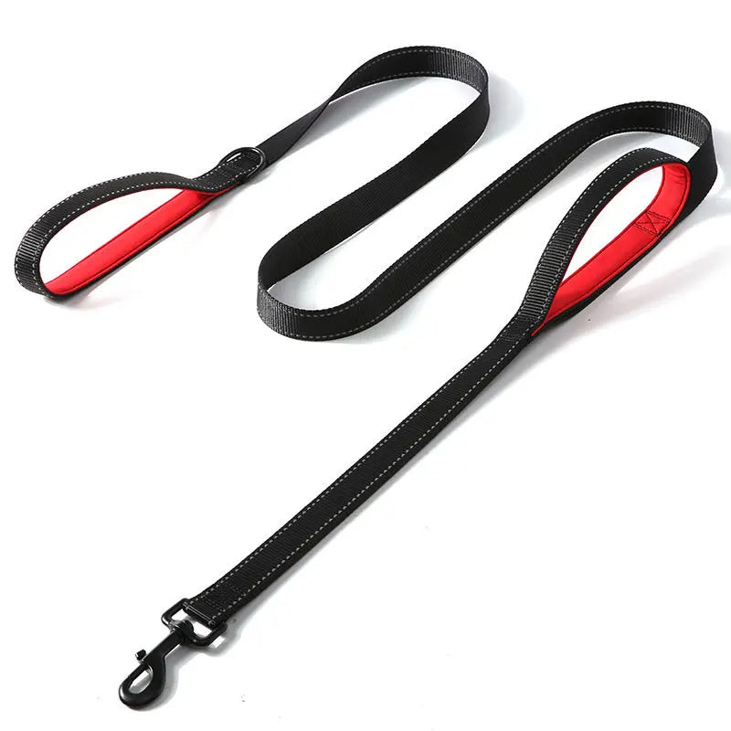 Heavy Duty Double Handle Nylon Dog Leash