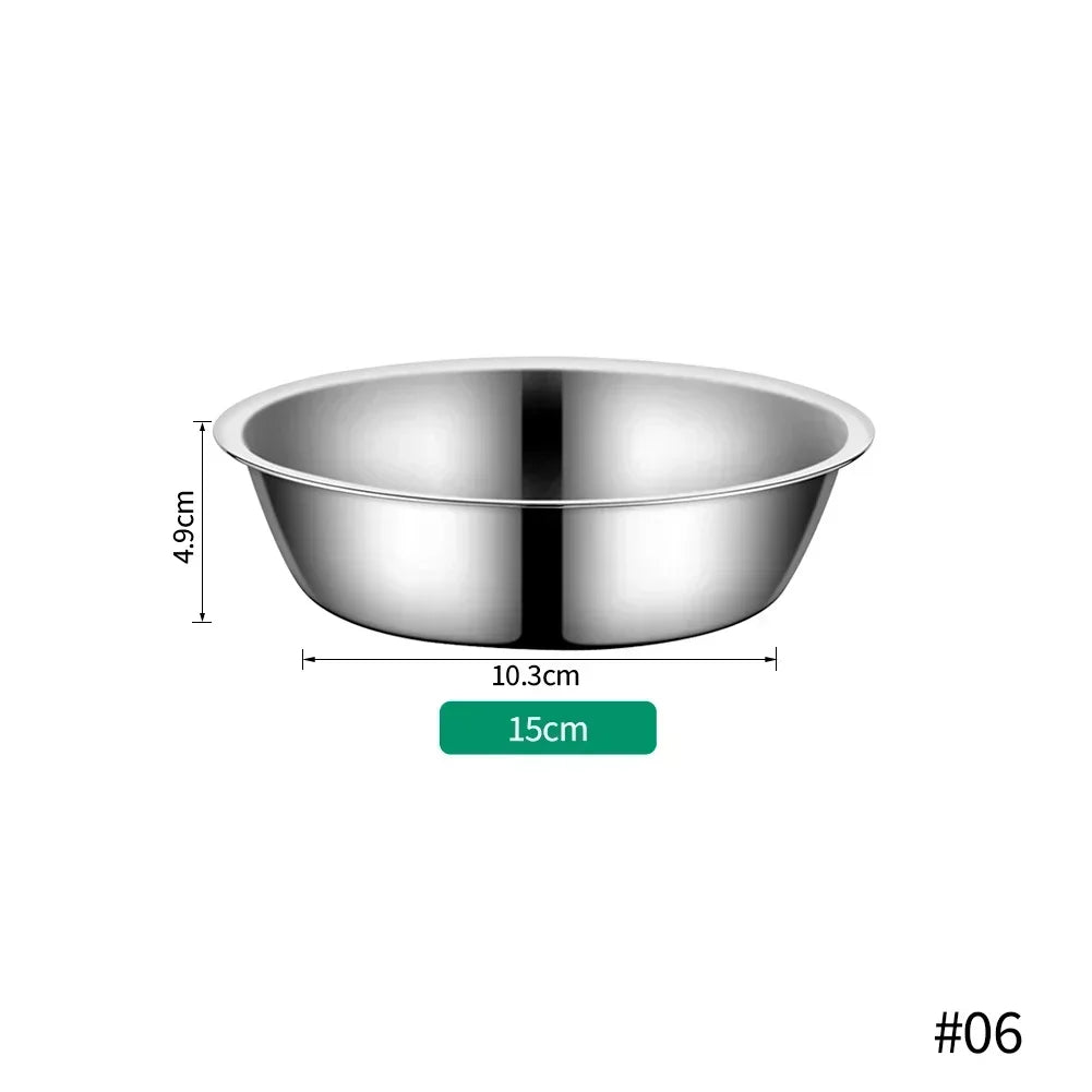 Large Capacity Stainless Steel Pet Feeding Bowl
