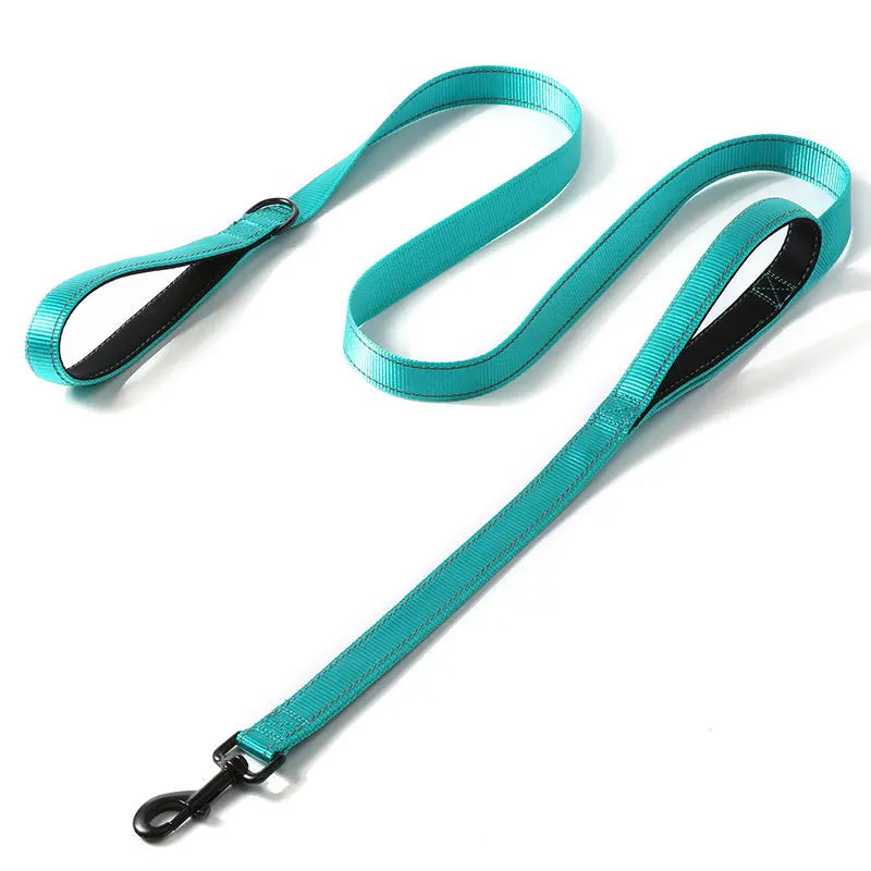 Heavy Duty Double Handle Nylon Dog Leash