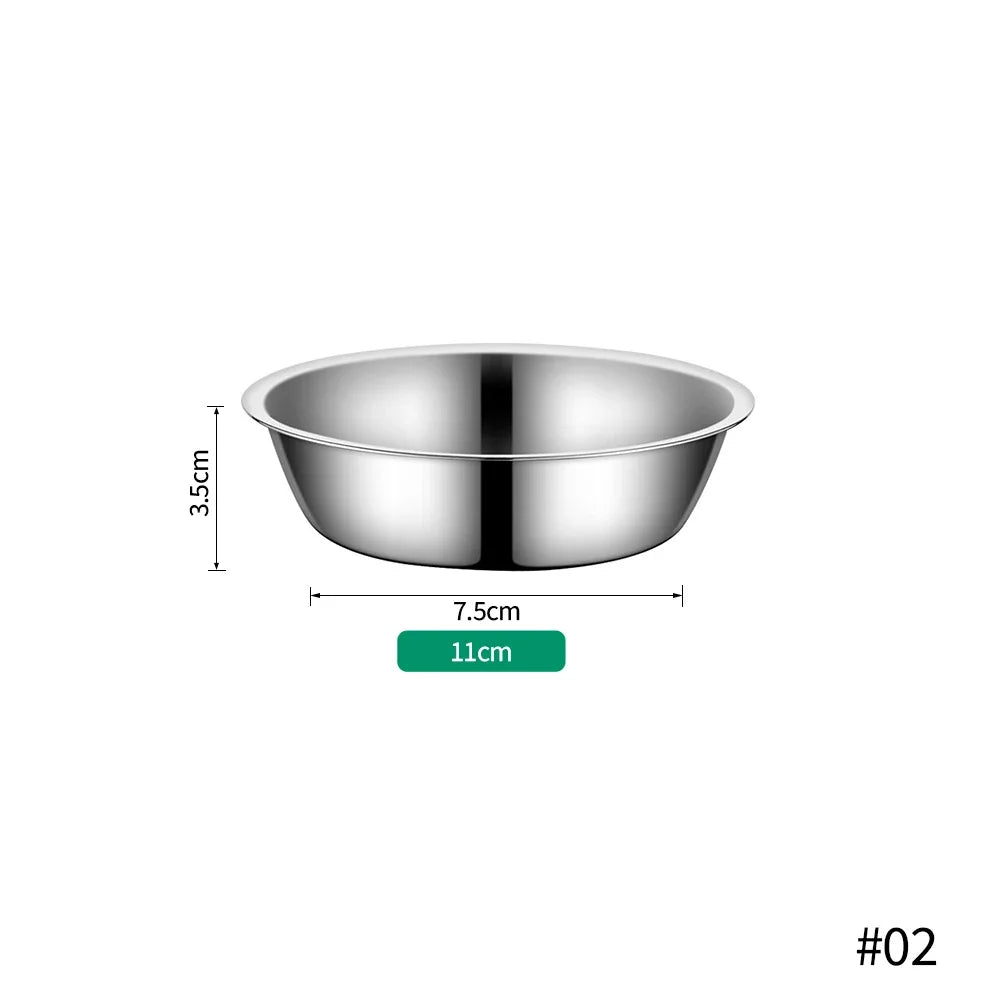 Large Capacity Stainless Steel Pet Feeding Bowl
