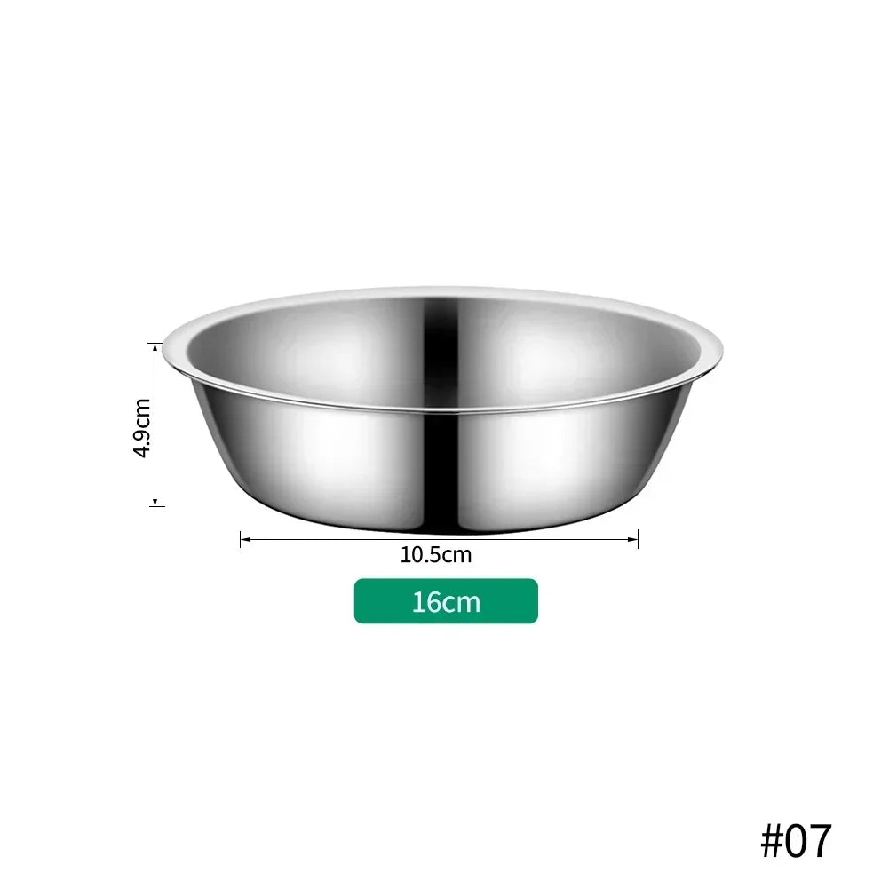 Large Capacity Stainless Steel Pet Feeding Bowl