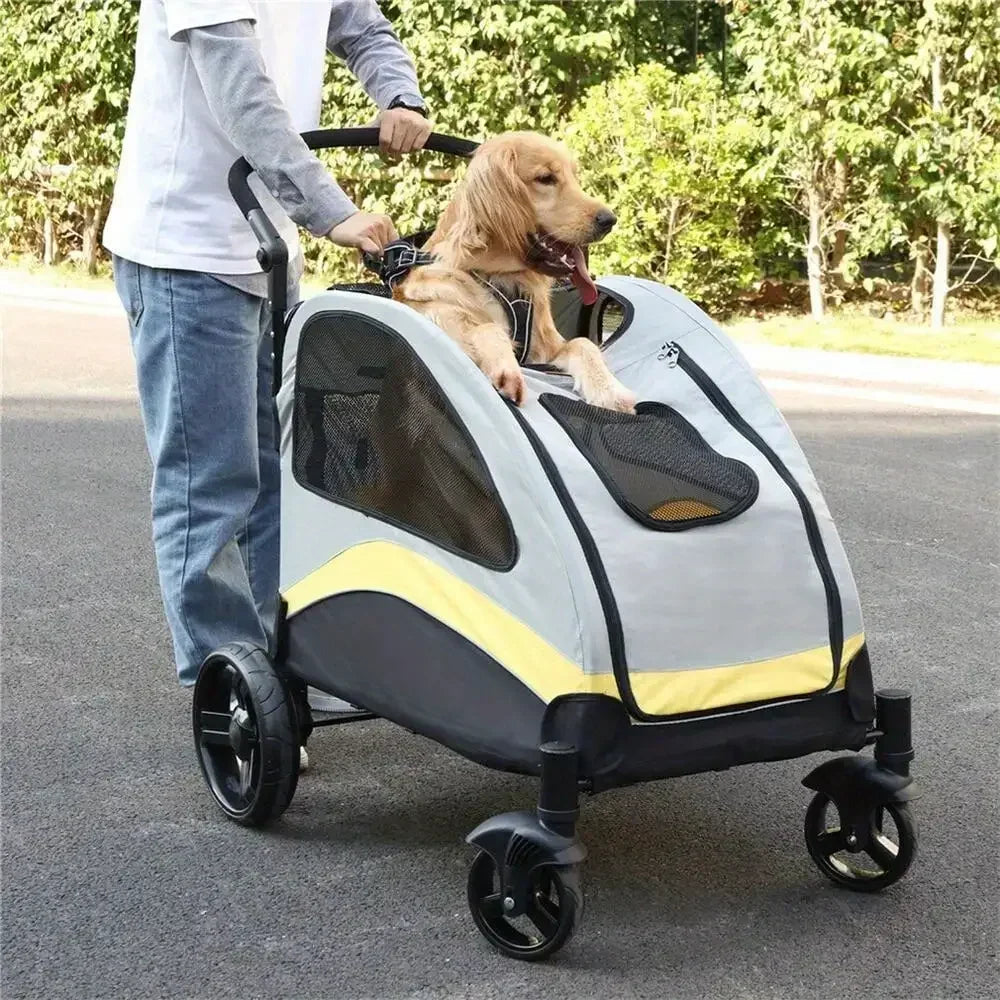 Foldable XX-Large Dog Pet Mobile Stroller