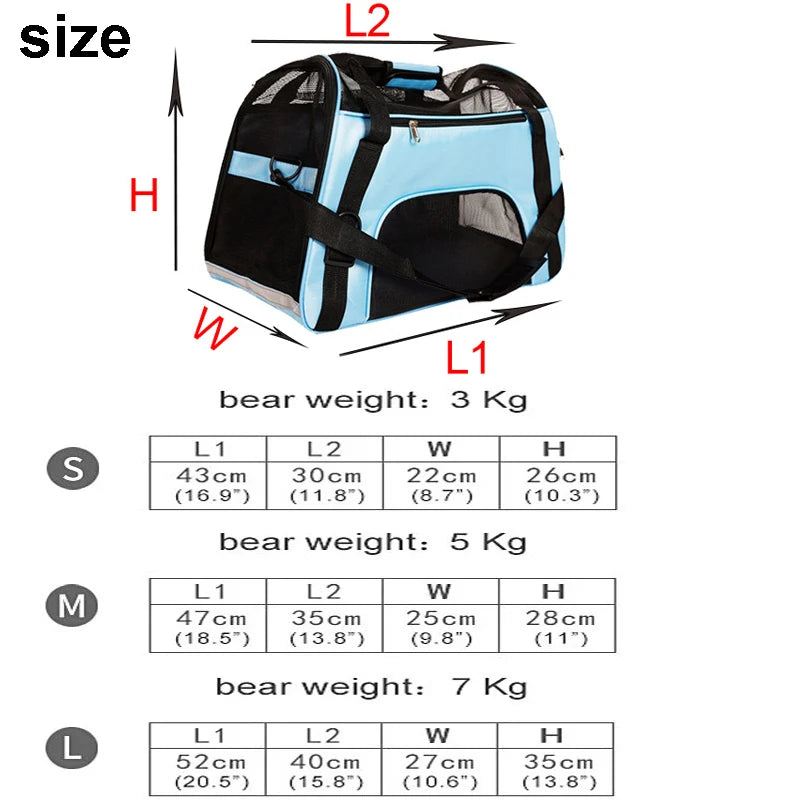 Soft-Sided Portable Pet Carrier