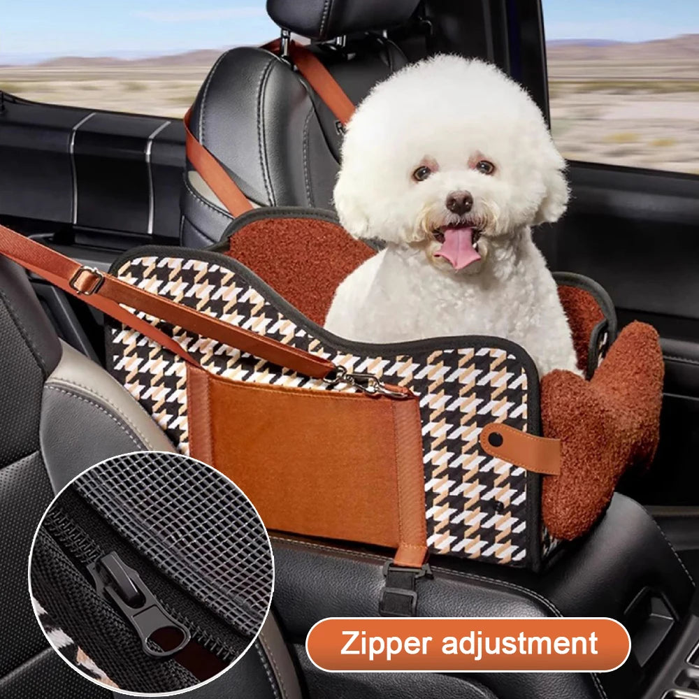 Upgraded Foldable Pet Carrier for Cats and Dogs, Portable Soft-Sided Travel  BBreathable Mesh, Safety Strap for small Dogs