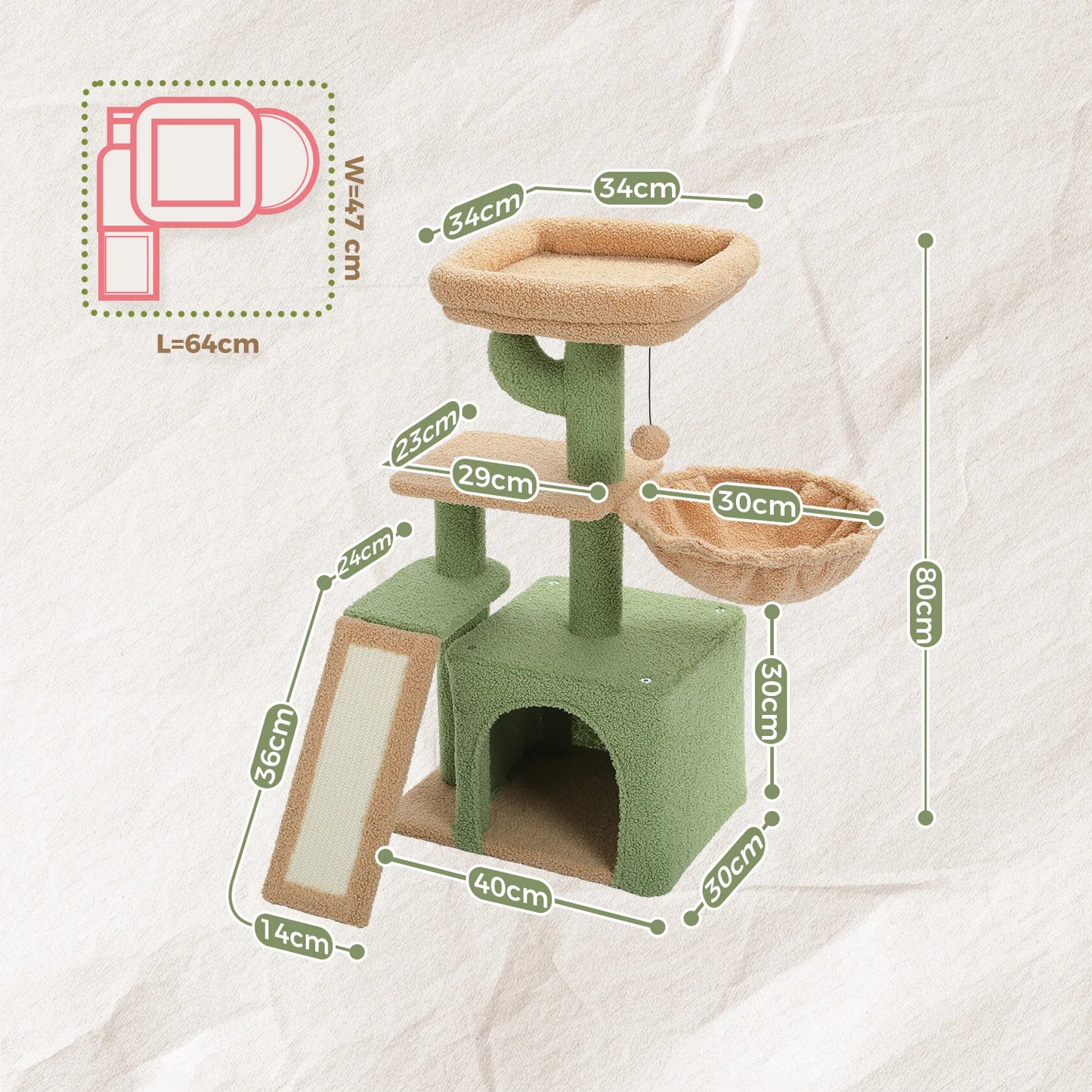 Cat tree Cat Tower for Indoor Cats