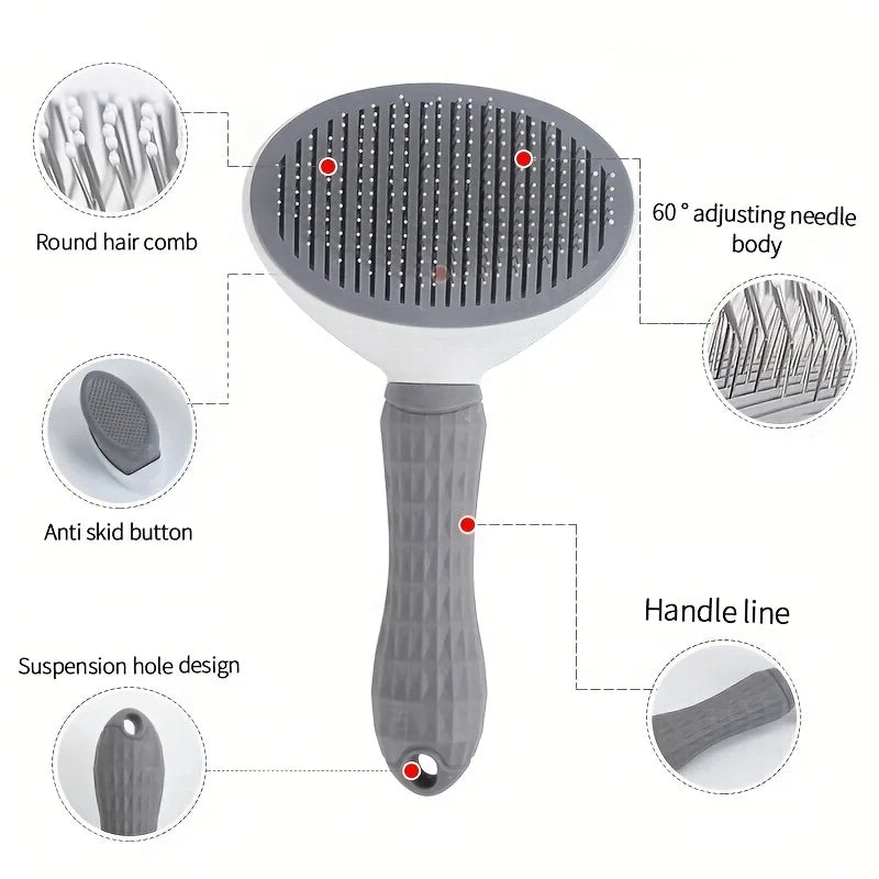 Pet Hair Removal Comb and Grooming Tool