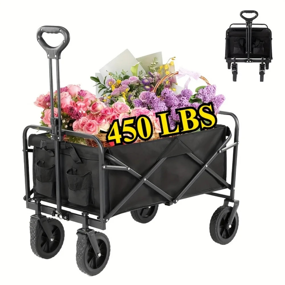 Heavy-Duty All-Terrain Folding Cart