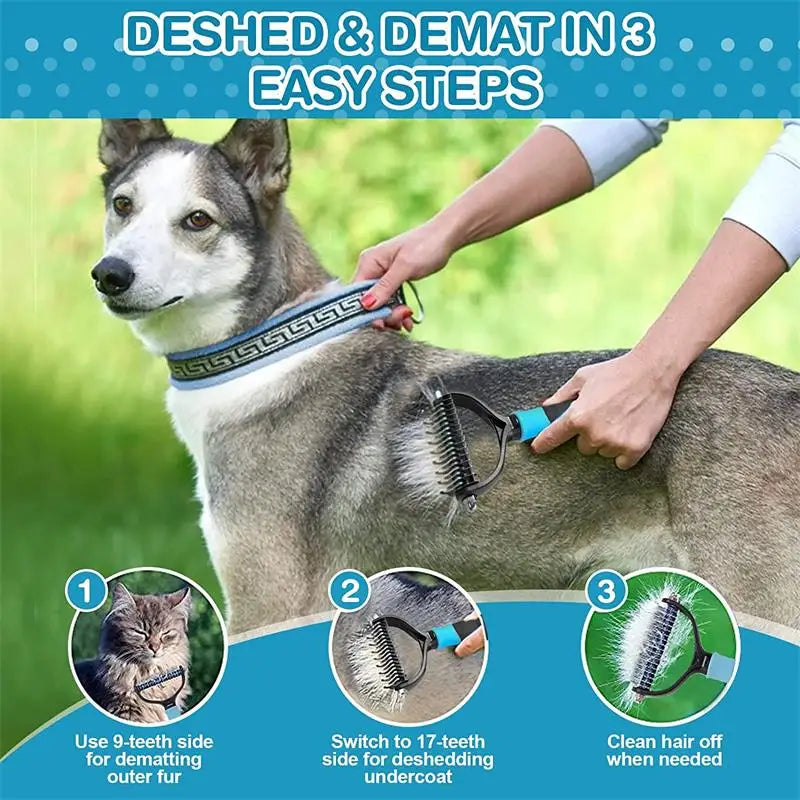 Professional Pet  Brush Hair Remover Grooming Tool