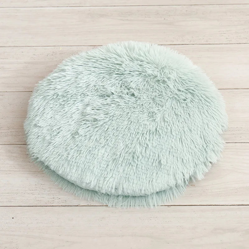 Plush Round Pet Bed