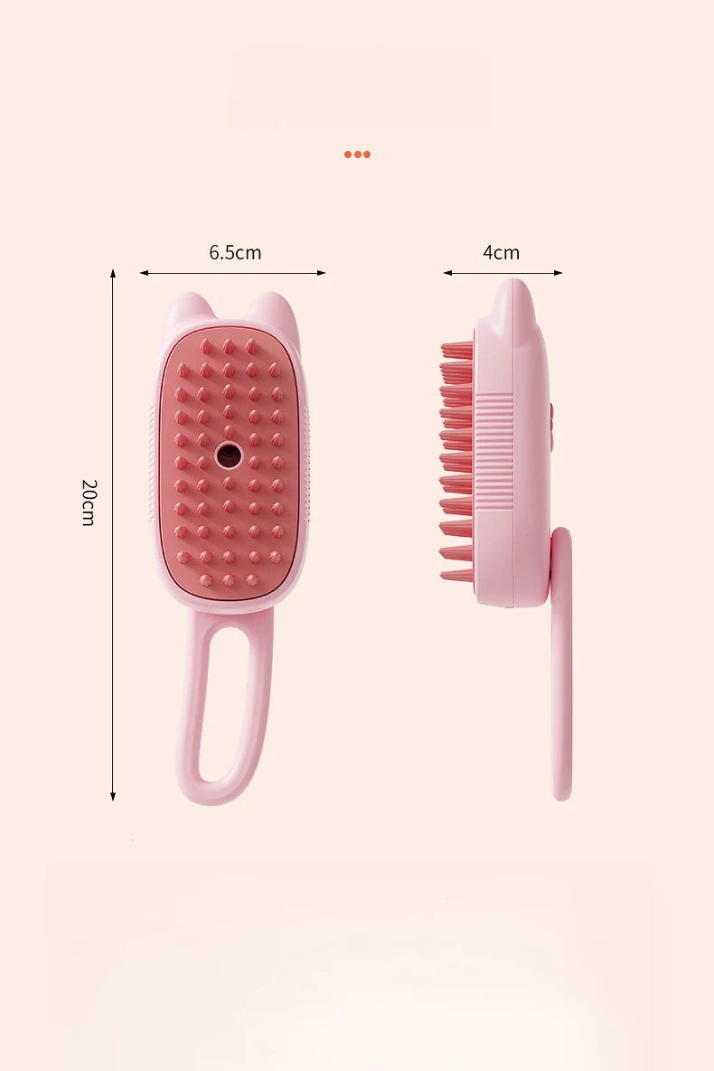 Pet Electric Steam Brush and Grooming Comb