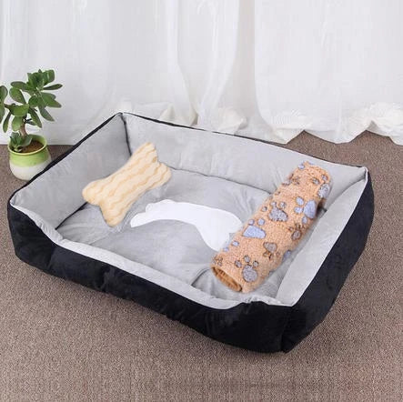 Pet Cushion Plush Kennel Bed