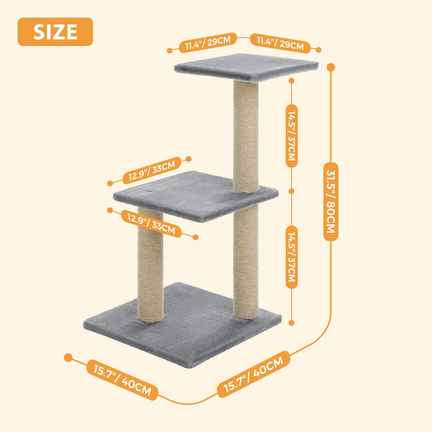 Cat tree Cat Tower for Indoor Cats