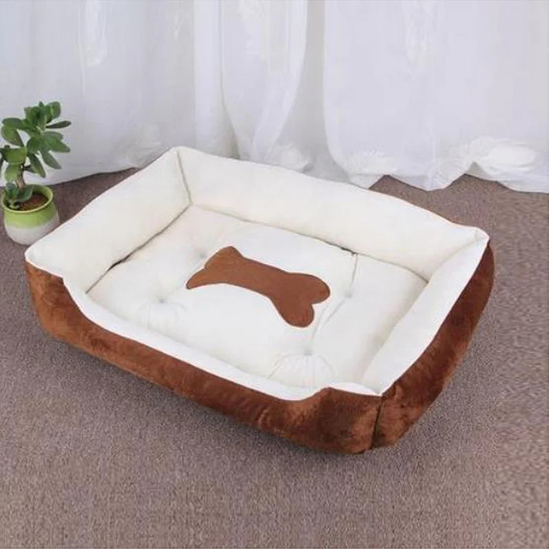 Pet Cushion Plush Kennel Bed