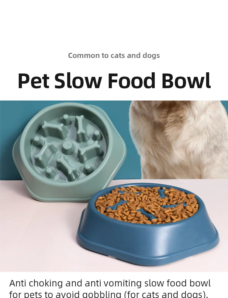 Pet Slow Food Bowl Anti-choking Feeder