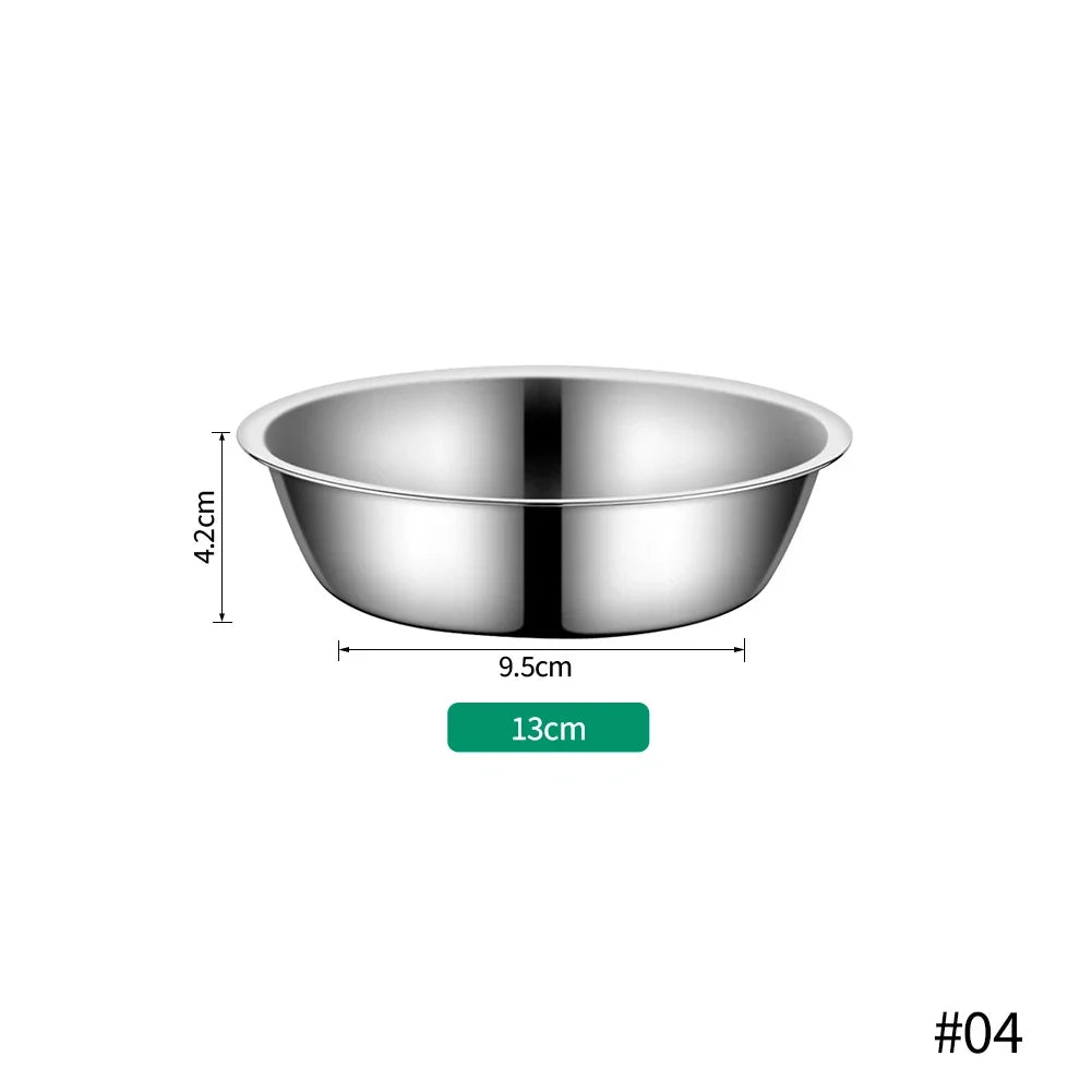 Large Capacity Stainless Steel Pet Feeding Bowl